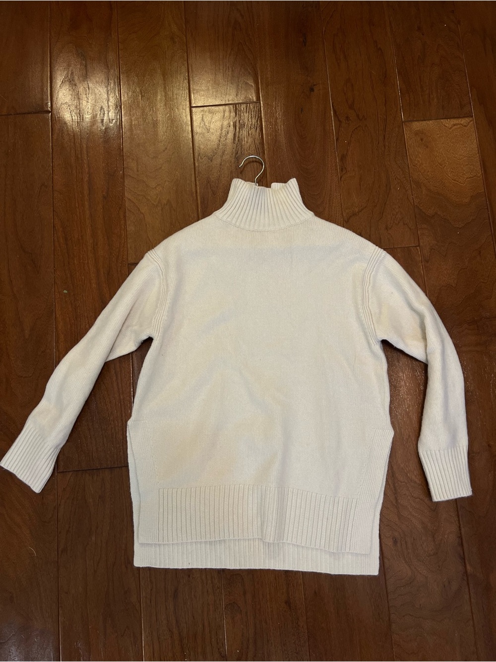 H&M Cream Turtleneck Sweater